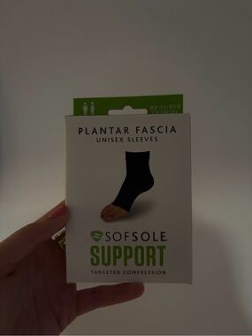 NEW Support Plantar Fascia Unisex Sleeves - Black (2)
